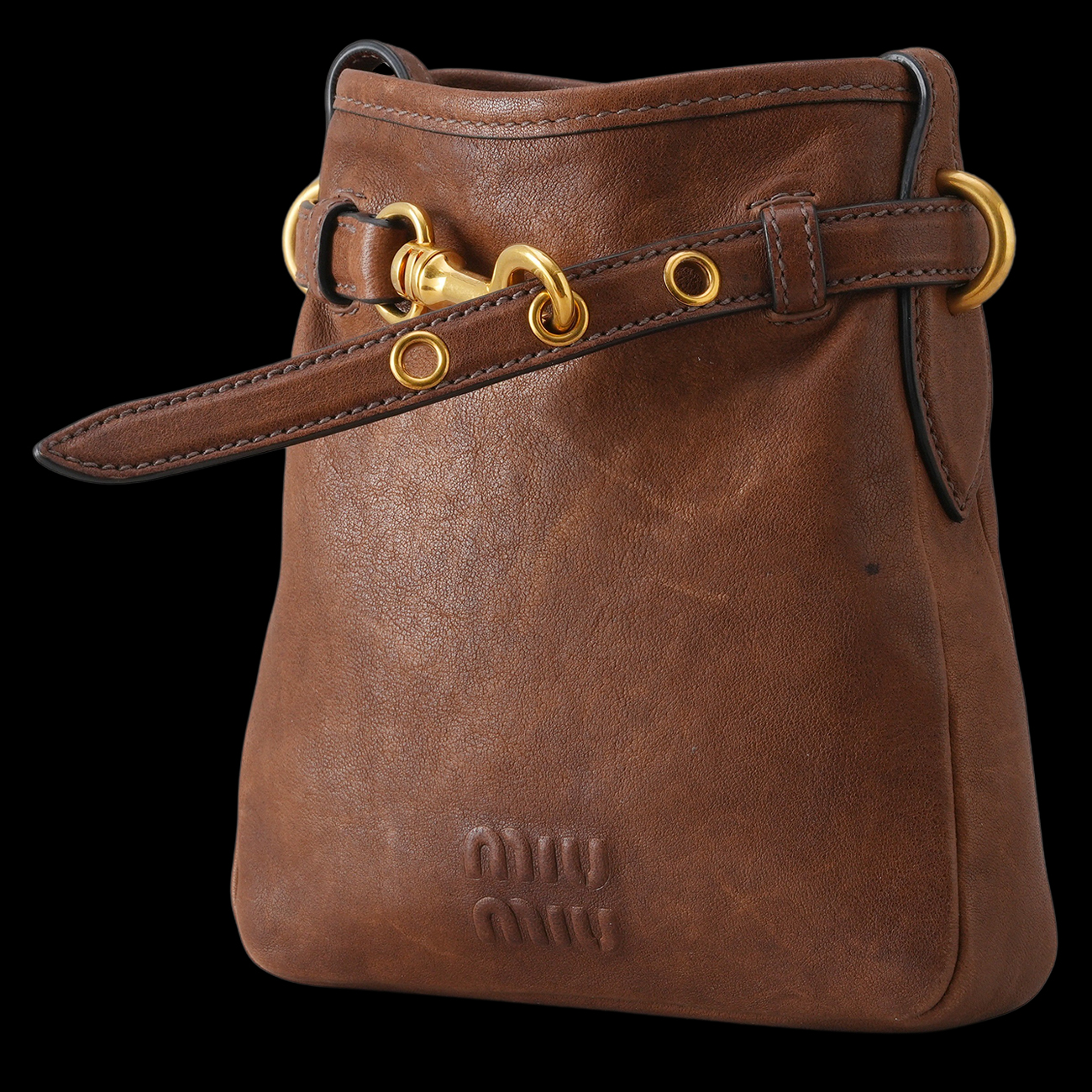 MIU MIU(USED)미우미우 나파 가죽 파우치